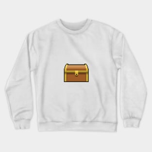 Treasure Chest Pixel Art Crewneck Sweatshirt